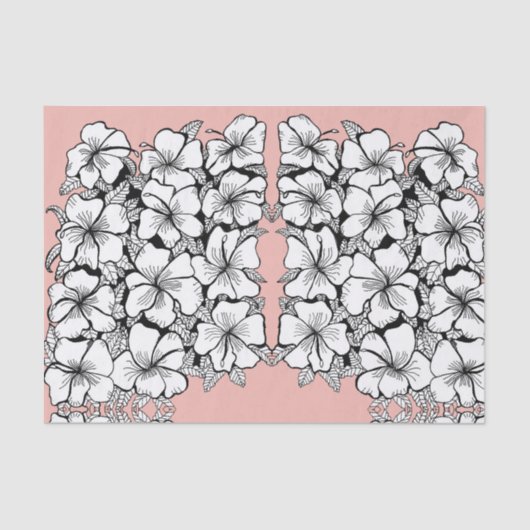 Hibiscus Tissue Paper Tissuepapier (Voorkant)