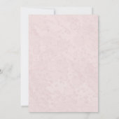 Hibiscus Tropical Bouquet Plage Mariage Invitation (Dos)