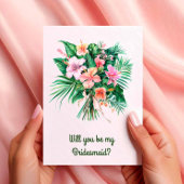 Hibiscus Tropical Bouquet Wedding Party Voorstel