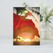 Hibiscus tropical Carte de remerciements (Debout devant)