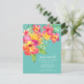 Hibiscus tropical Faire-part de mouvement floral (Debout devant)