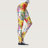 Hibiscus tropical Leggings Motifs d'été (Droite)