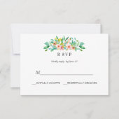 Hibiscus tropical | LUAU Mariage CLASSIQUE RSVP (Devant)