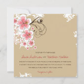 Hibiscus tropical Luau Pink Beach Invitation de ma (Devant)