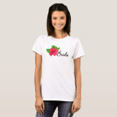 Hibiscus tropische bruid t-shirt (Voorkant volledig)