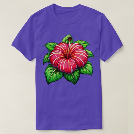Hibiscus TShirt 19 (Design devant)