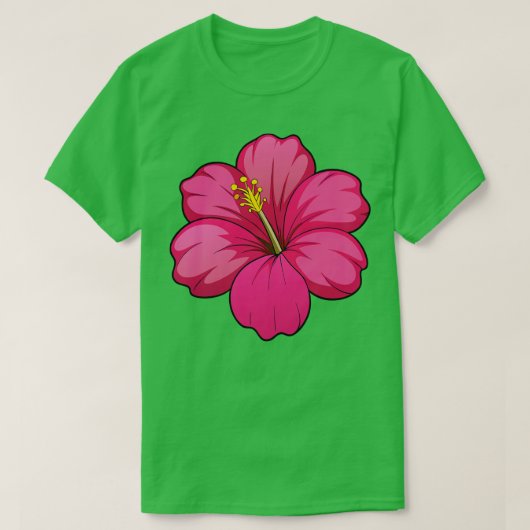 Hibiscus TShirt 5 (Design voorkant)