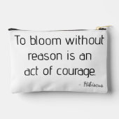 Hibiscus zachte pastelbloem pixel art etui (Achterkant)