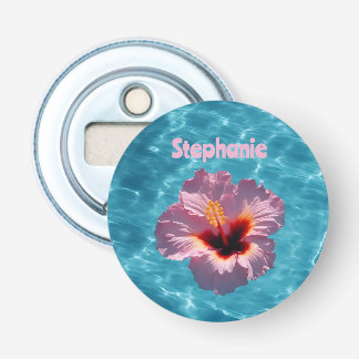 Hibiscus zomer button flesopener