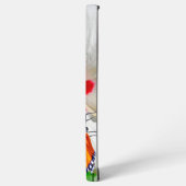 Hibiscusbloem met 2 tijger longwing vlinders samsung galaxy hoesje (Linkerkant)