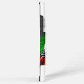 Hibiscusbloem met 2 tijger longwing vlinders samsung galaxy hoesje (Rechterkant)