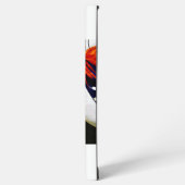 Hibiscusbloem met 2 tijger longwing vlinders samsung galaxy hoesje (Linkerkant)