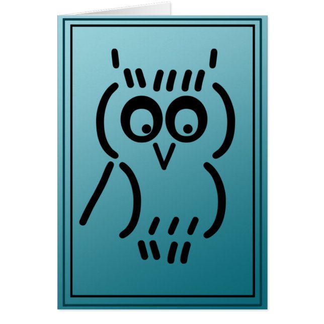 Hibou ASCII (Devant)