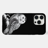 Hibou Blanc Majestueux Perché (Verso Horizontal)