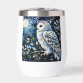 Hibou blanc sur une branche au clair de lune perso (Avant)