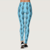 Hibou (bleu) - Leggings (Dos)