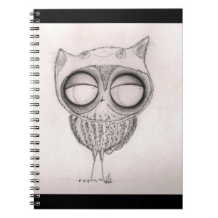 Hibou dans le Chat-Casquette - carnet