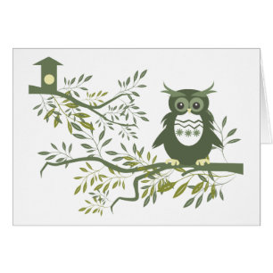 Hibou de ~ du hibou 3 se reposant sur la branche