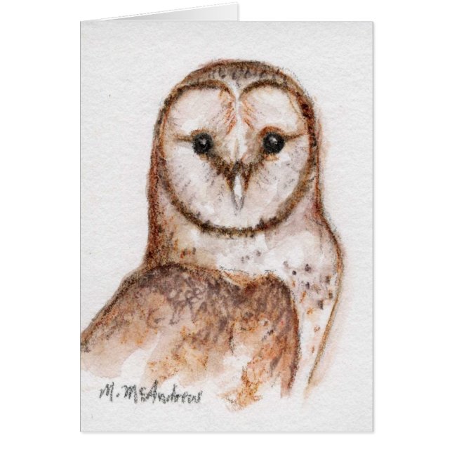 "Hibou de grange " (Devant)