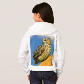 hibou de l'aigle eurasien (Dos entier)