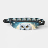 Hibou des neiges et lune avec éclat, (Recto)