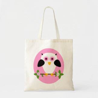 Hibou d'IWD sur un sac de rose de ficelle