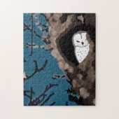 Hibou dormant - Puzzle (Vertical)