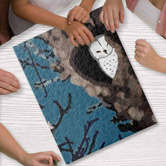 Hibou dormant - Puzzle