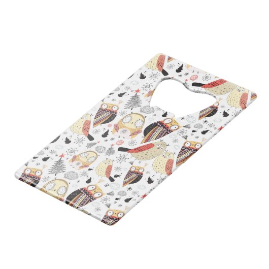 Hibou drôle de texture (Devant Angle)