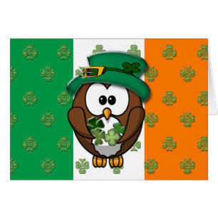 hibou du jour de St. Patty