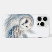 Hibou élégant à l'aquarelle (Verso Horizontal)