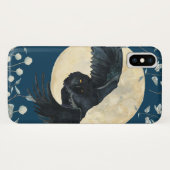 Hibou et la Lune iPhone / coque ipad (Dos (Horizontal))