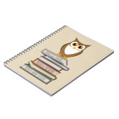 Hibou et pile de livres (Côté gauche)