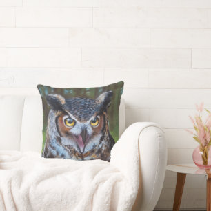 Hibou hurleur Oreiller