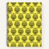 Hibou (jaune) - Cahier (Devant)