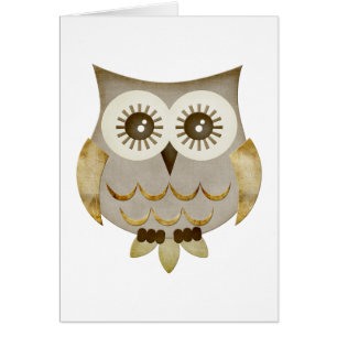 Hibou large de yeux