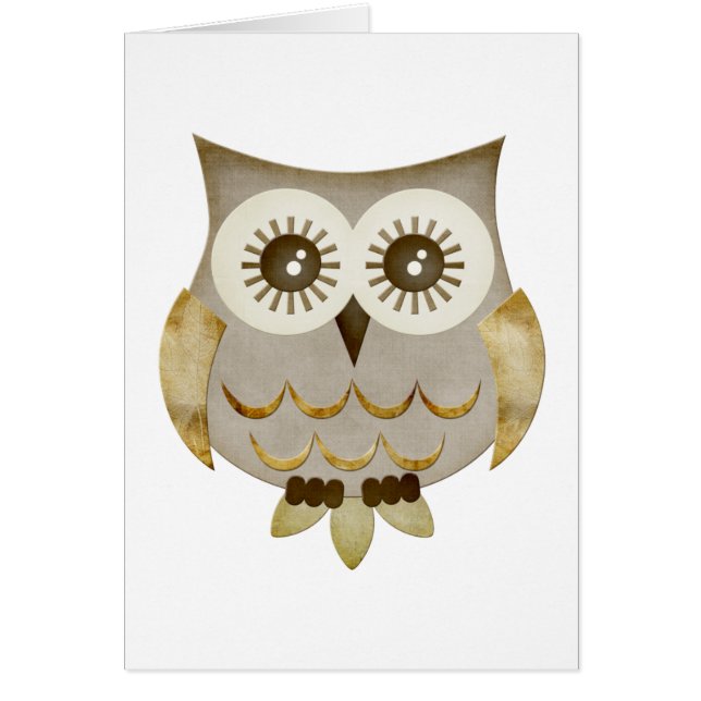 Hibou large de yeux (Devant)