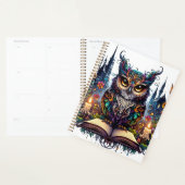 Hibou livresque magique (Devant avec enveloppe)