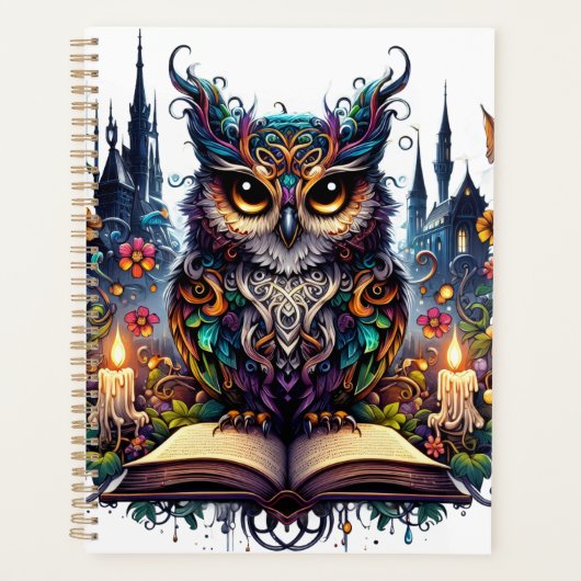 Hibou livresque magique (Devant)
