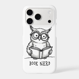 Hibou nerd de livres