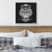 Hibou (noir) - Toile (Insitu(Chambre))