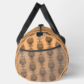 Hibou (orange) - Sac de sport (Droite)