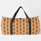 Hibou (orange) - Sac de sport (Verso)