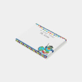 Hibou personnalisé sur des notes de post-it de (Incliné)