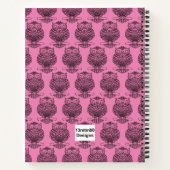 Hibou (rose) - Cahier (Dos)