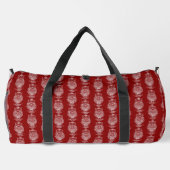 Hibou (rouge) - Sac de sport (Verso)
