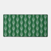 Hibou (vert foncé) - Tapis de bureau (Recto)