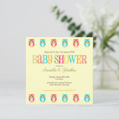 Hiboux de bébé - un de chacun ! Invitation de (Debout devant)