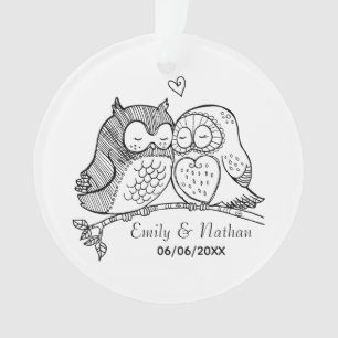 Hiboux doux dans les couples faits sur commande