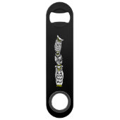 Hiboux reposant sur l'un l'autre la clé de barre (Dos)